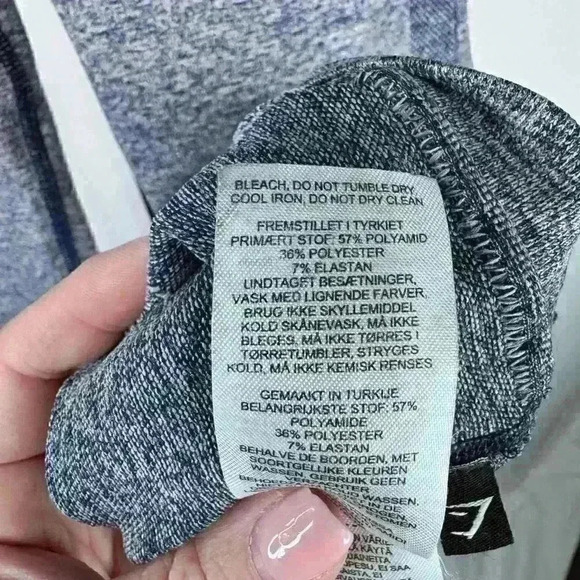 Gymshark Women's‎ Flex High Waisted Leggings Size S Blue - Picture 5 of 5